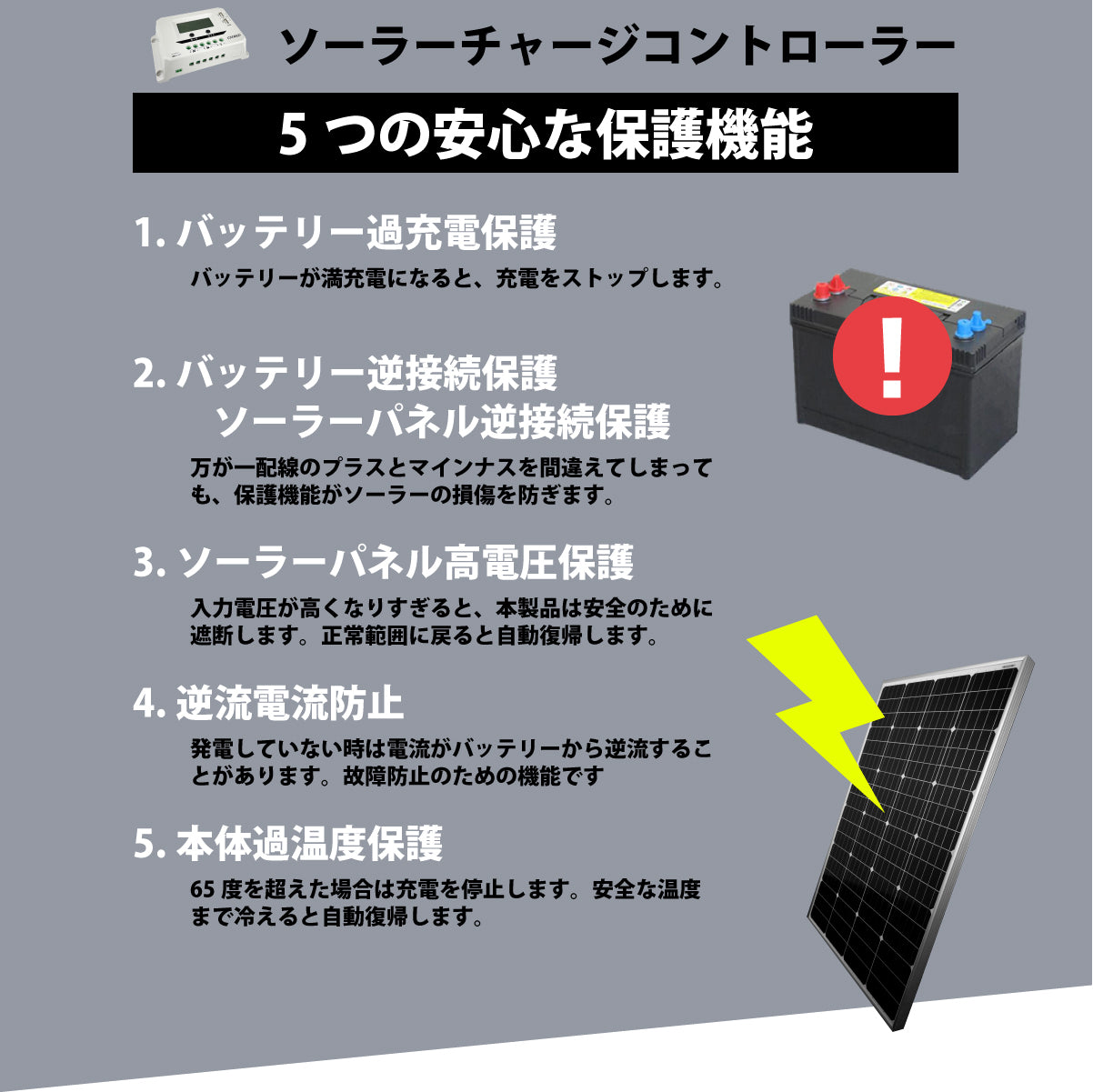 【ソーラーパネル入門】110Wソーラーパネル 接続簡単スターターキット