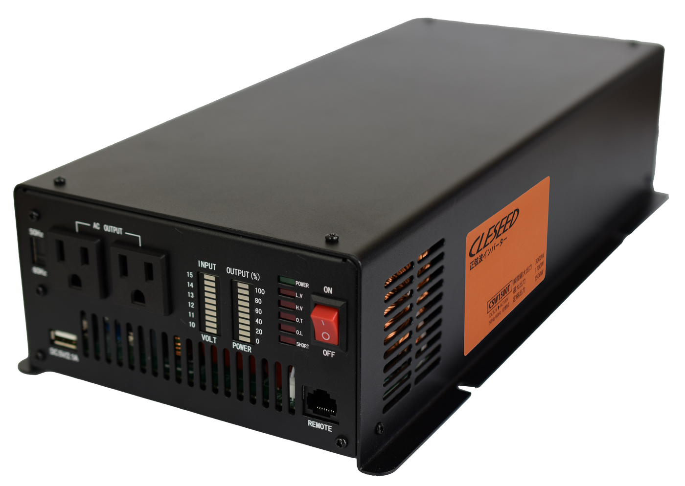 1500W 正弦波インバーター CSW1500T – クレジード