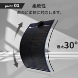 50W フレキシブルソーラーパネル N50WFLB