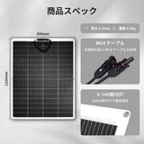 200W フレキシブルソーラーパネル N200WFL