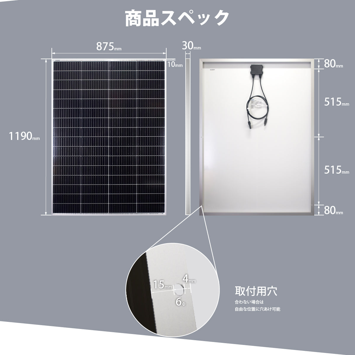 DIYソーラー発電4点セット】200Wソーラーパネル 20Aチャージ