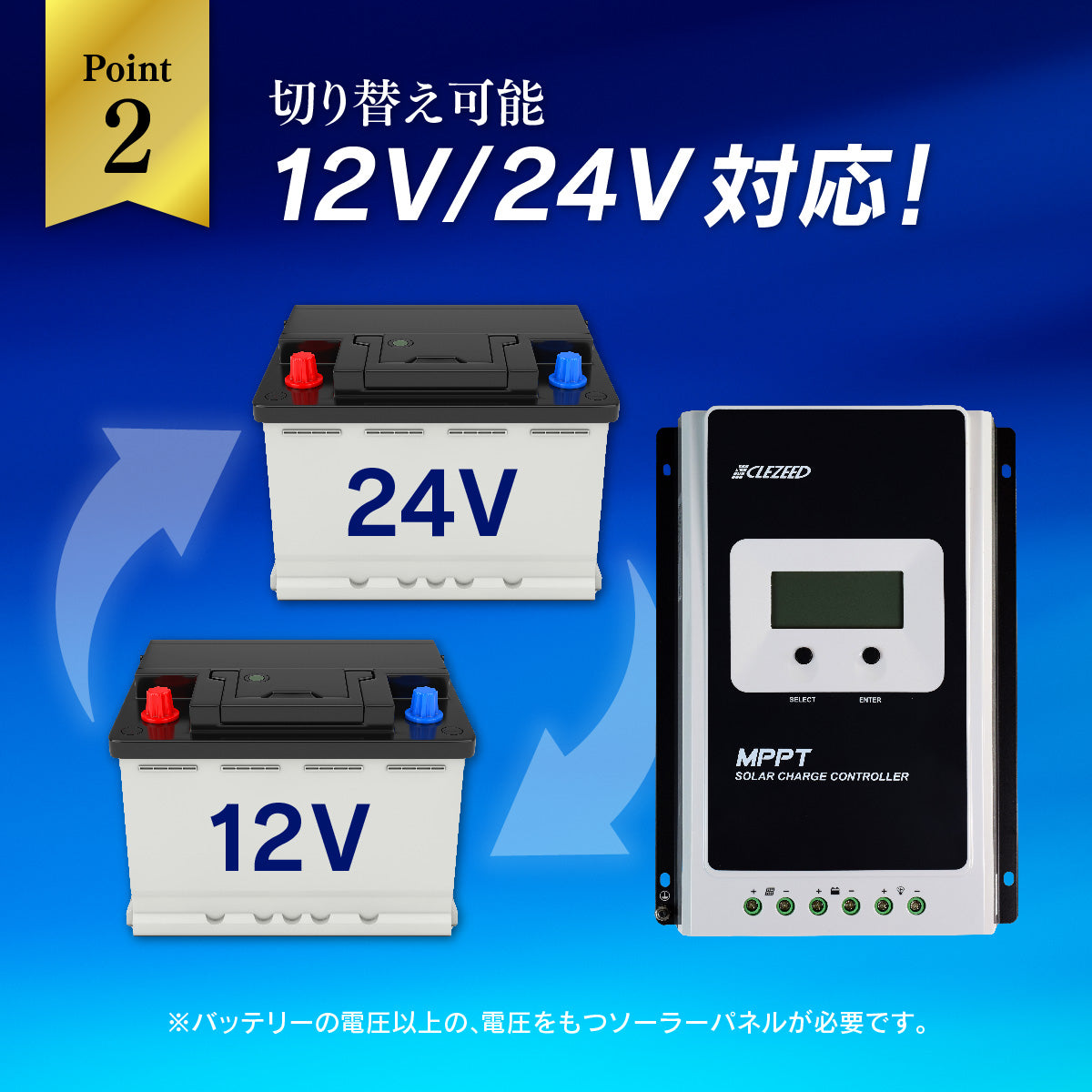ソーラーチャージコントローラー MPPT40A