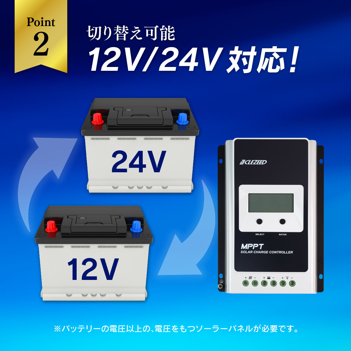 ソーラーチャージコントローラー MPPT20A