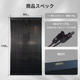 300W ベンダブルソーラーパネル N300WSFL
